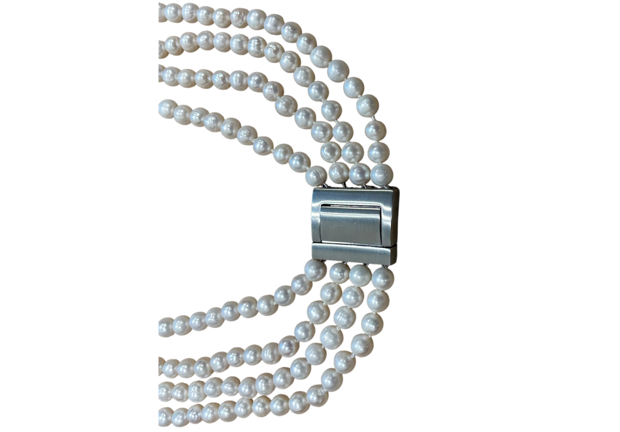 Elegant lang zoetwaterparel collier - Image 6