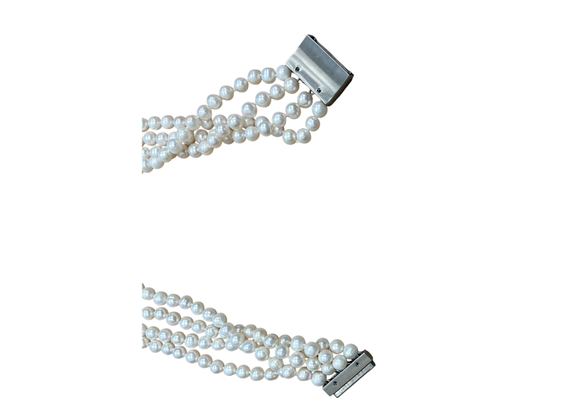 Elegant lang zoetwaterparel collier - Image 7
